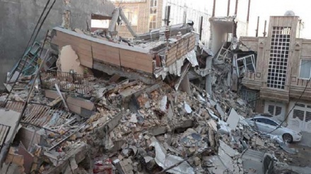 فیلمێک له کاتی ڕوودانی بوومەلەرزە 7 ڕیختەرییەکەی سەرپێڵی کرماشان