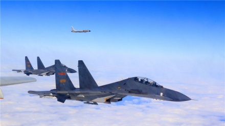 تائیوان کے اطراف میں چین کے جنگی طیاروں کی اڑان