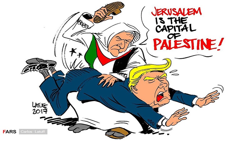 ان دنوں فلسطین کی زبان حال! ۔ کارٹون