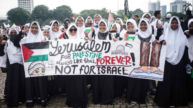 Indonezija: Oko 80.000 osoba okupilo se na skupu podrške Palestini
