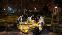 Stanovnici Teherana nakon zemljotresa
