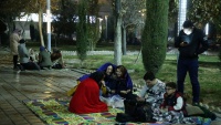 Stanovnici Teherana nakon zemljotresa

