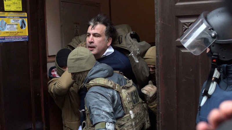 Ukrayna polisi yenidən Saakaşvilini həbs etdi