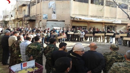 İdlibdəki iki məntəqənin sakinləri Qüdsü himayə ediblər