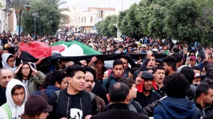 Tunis əhalisi Trampın Qüds əleyhinə qeyri-qanuni qərarına qarşı ayağa qalxdı