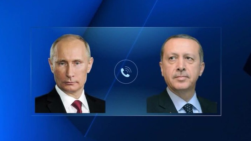 Putîn û Erdogan di hevpeyvîna telefonî de mijdarê girêdayî Sûriyê gotûbêj kirin