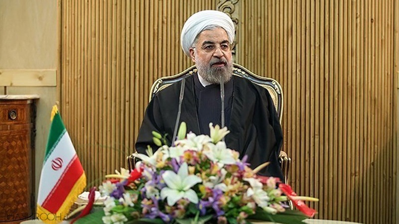  ٹرمپ کے فیصلے کے خلاف متحد ہونے پر صدر روحانی کی تاکید   
