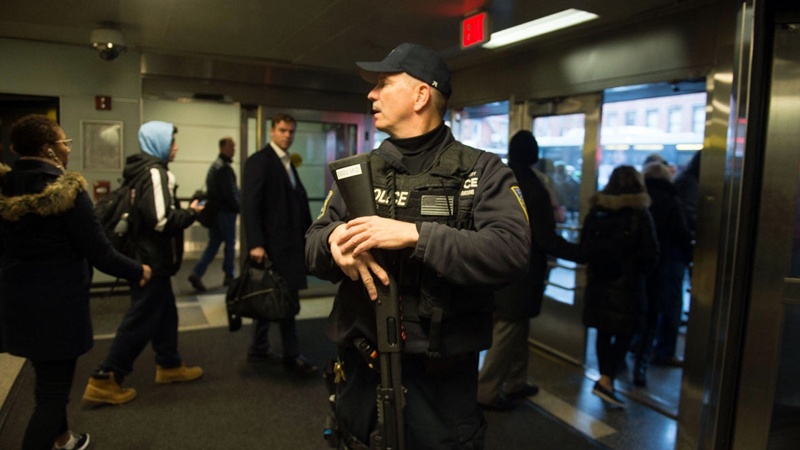 نیویارک دھماکہ دہشت گردی کی کارروائی، امریکی پولیس