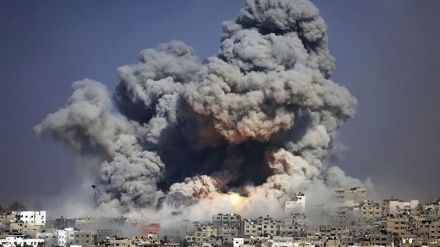 غزہ پر صیہونی فوج کے حملے