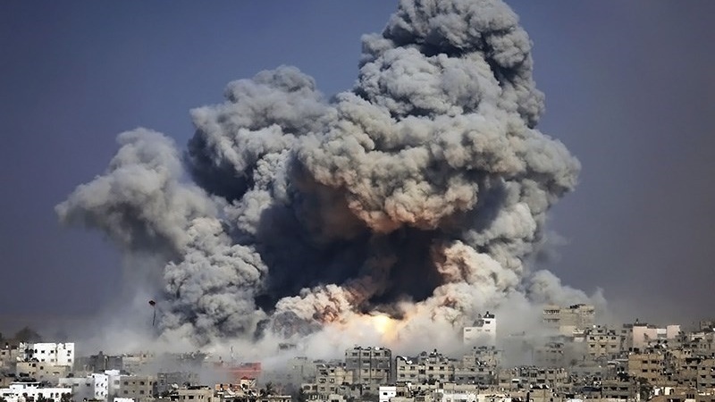 غزہ پر صیہونی حکومت کے ہوائی حملے 