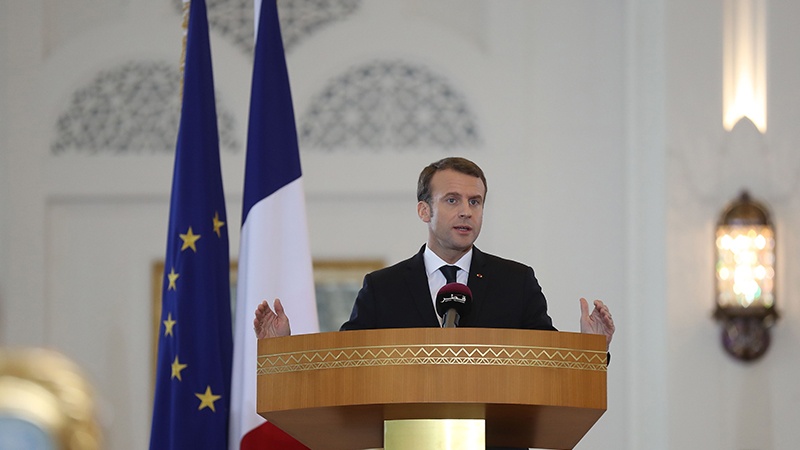  ماکرون: فەرەنسا بە دوای پێوەندییەکانی بنیاتنەر لەگەڵ ئێران دایە.کۆهەنگاو (برجام)نایتەگۆڕین 