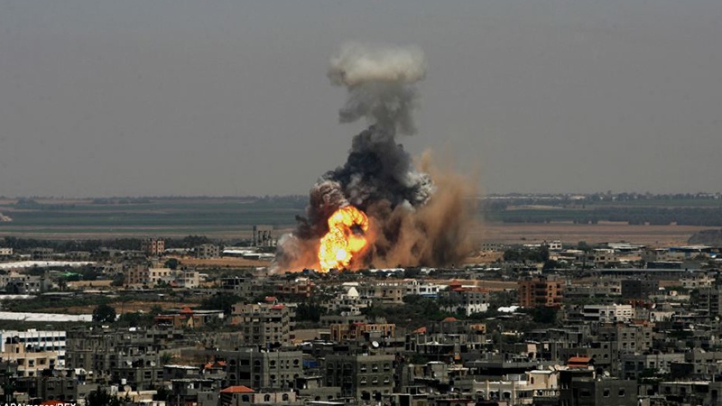 پەلاماری ڕژێمی زایۆنیستی بۆسەر کەرتی غەززە 