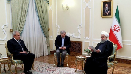 دیداری  بالوێزانی تازەی قێبرێس ، هاوانا ، غەنا و شیلی لە تاران لەگەڵ ڕۆحانی