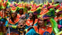  Crno-bijeli ulični karneval u Kolumbiji
