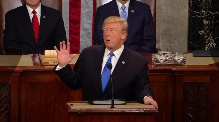  دووپات بوونەوەی بانگەشەکانیی هەمیشەیی لە ووتاردانی ساڵانەی ترەمپ