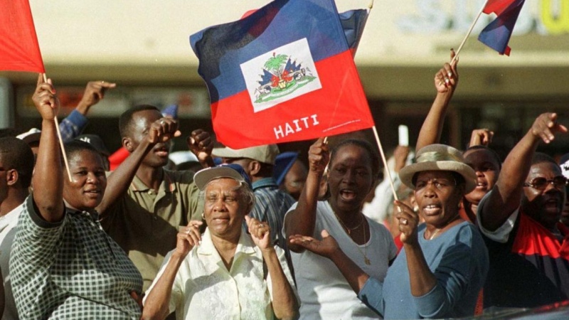 Xwenîşandana gelê Haiti`yê li dijî gotinên bêrêzîyê yên serokomarê Amerêkayê 