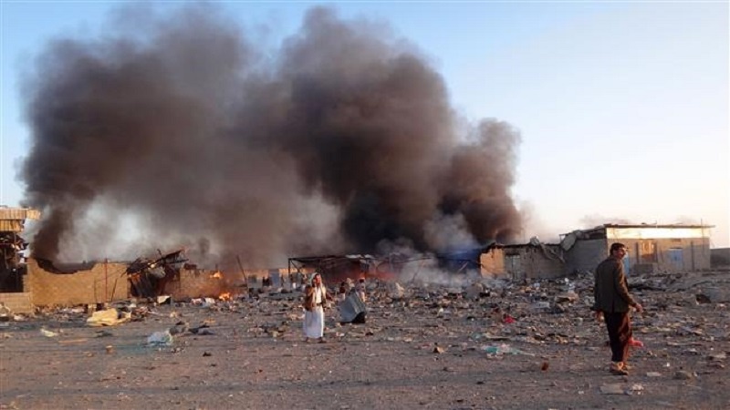 وحشیانہ سعودی جارحیت میں دسیوں یمنی شہری شہید و زخمی