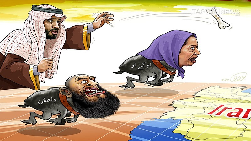 کفر و نفاق سے بڑی امیدیں ہیں آل سعود کو! ۔ کارٹون