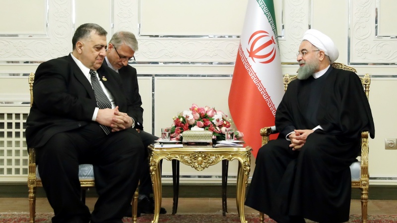 رۆحانی: گەڵاڵەی نوێی ئەمریکییەکان لەدژ سووریا، بەپێچەوانەی یاساوڕێسا نێودەوڵەتییەکانە