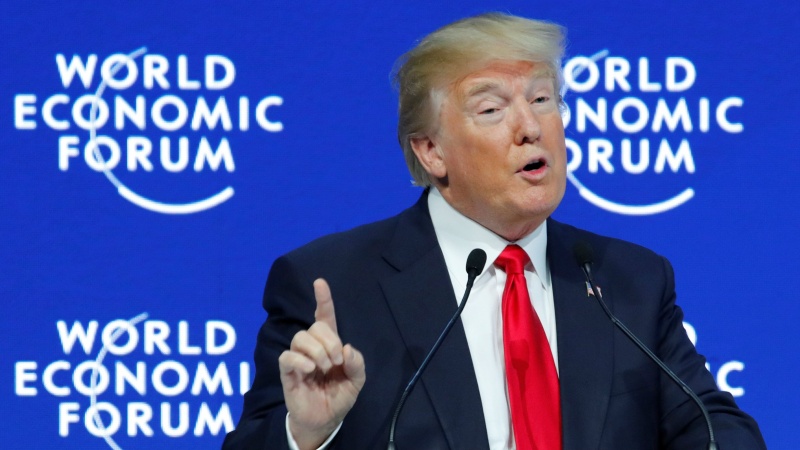 Trampın Davosdakı açıqlaması qalmaqal yaratdı