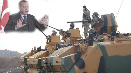 سەردانی ئەردوغان بۆ بنکەی سەرکردایەتیی ئۆپراسیۆنی چڵەزەیتوون لە سنووری سووریا