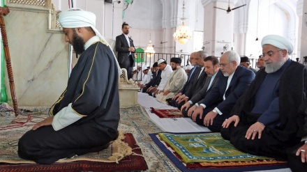 ایران کے صدر نے نماز جمعہ حیدرآباد کی مکہ مسجد میں پڑھی