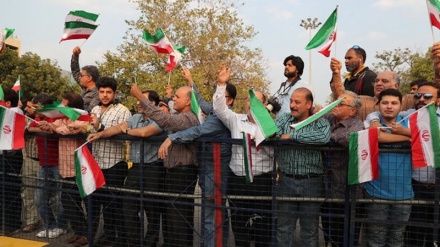 ہندوستان کے شہر حیدرآباد میں صدر ایران کا پرتپاک خیرمقدم