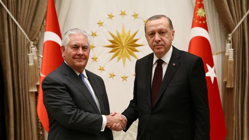 ABŞ dövlət katibi Türkiyə prezidenti ilə görüşüb