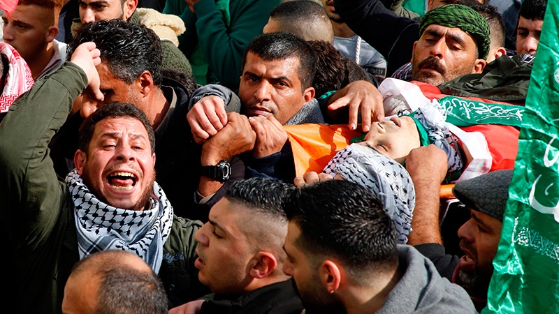 غرب اردن میں صیہونی فوجیوں کی جارحیت، ایک فلسطینی شہید