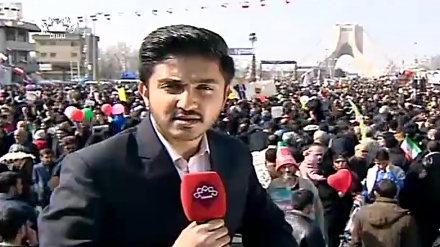 تہران میں اسلامی انقلاب کی سالگرہ کی شاندار ریلی
