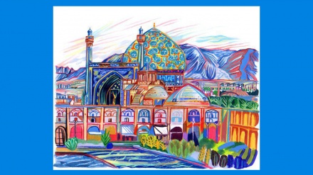 فرانسیسی ہنرمند کے ایران سے متعلق فن پارے