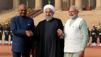 Predsjednik Ruhani tokom posjete Indiji