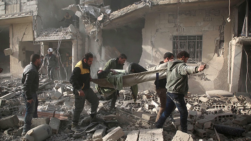 امریکی اتحاد کے ہاتھوں شامی عوام کا جاری قتل عام