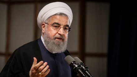 ایران اور ہندوستان کی قوموں کے دل ایک دوسرے کے لئے دھڑکتے ہیں، صدر روحانی 