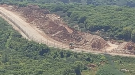  ڕژیمی زایۆنی کاری ڕۆنانی دیواری سنووری لەگەڵ لوبنانی دەستپێکردەوە 