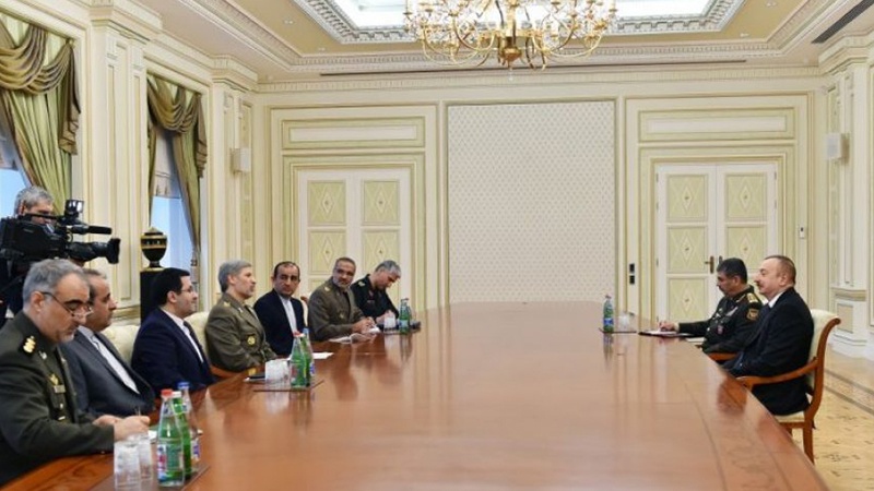 İranın müdafiə naziri Bakıda Azərbaycan prezidenti ilə görüşüb