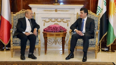 بیروڕاگۆڕینەوەی  وەزیری  دەرەوەی فەڕانسا  لە بەغدا و هەولێر 