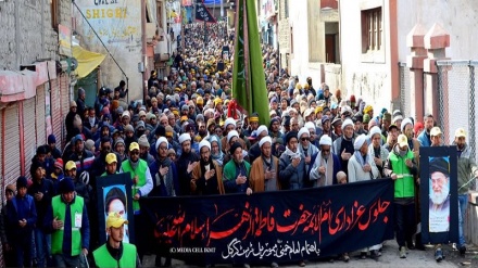 کرگل میں جگر گوشہ رسول کا ماتم، عظیم الشان جلوس کی تصاویر