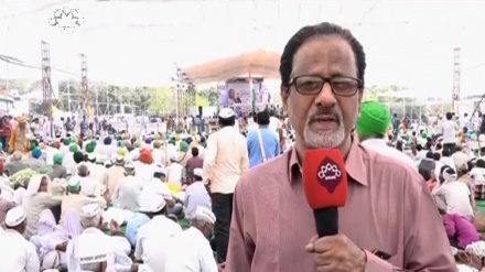 ہندوستان کے معروف سماجی کرکن اناہزارے کا احتجاج