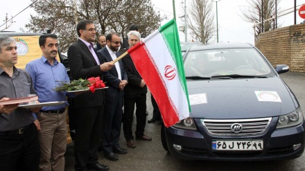 ایران کی اسپورٹ کار ریلی کا مشہد سے کربلا کا سفر 