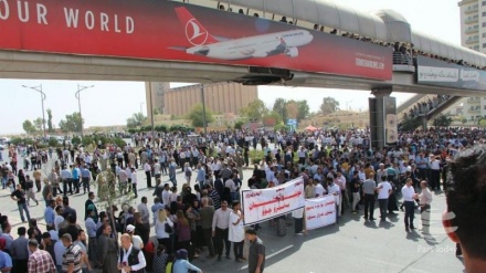 خۆپیشاندان لە شاری هەولێر