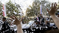  Doček novog čileanskog predsjednika pred ulazom u predsjedničku palaču u Santiagu