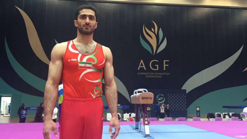 İranlı gimnast 4-cü yeri tutdu