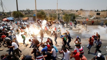 پازدەهەمین هەینی توڕەیی خەڵکی فەلەستین بۆ شەرمەزارکردنی بڕیاری ئەمریکا لە دژی قودس