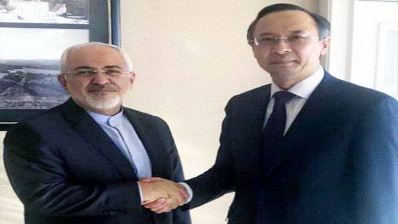 İran və Qazaxıstan xarici işlər nazirləri Astanada görüşüblər
