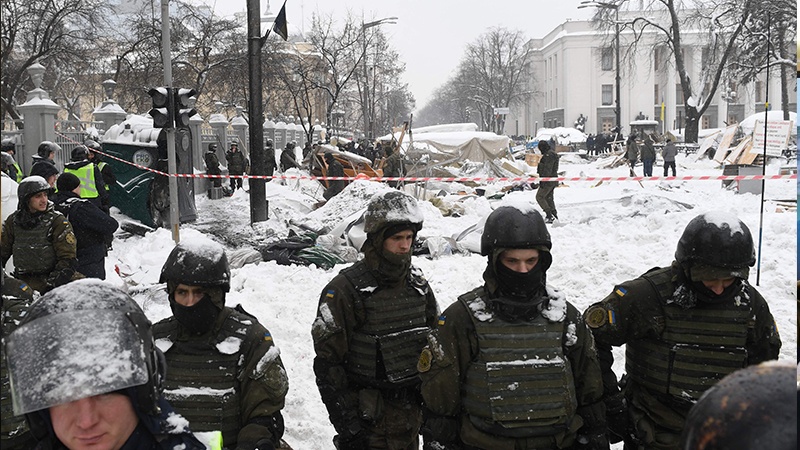 Ukrayna dövlətinin müxalifləri aksiya keçiriblər; onlarla nəfər yaralanıb və həbs olunub