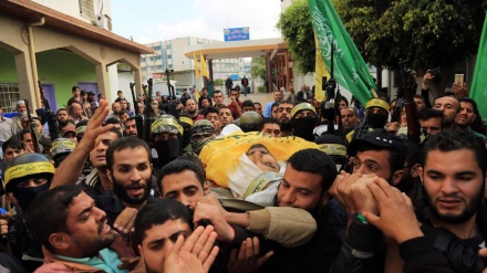 16 فلسطینوں کی تشیع جنازہ 
