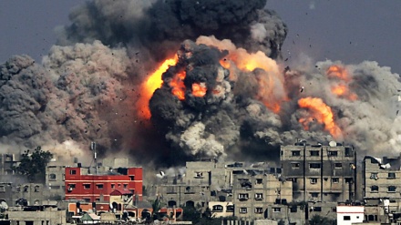  پەلاماری فڕۆکە جەنگیەکانی ڕژێمی زایۆنی بۆسەر کەرتی غەززە