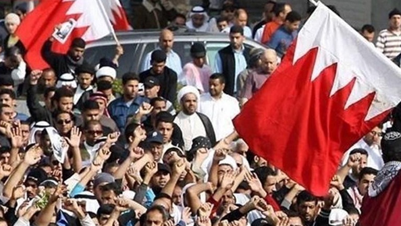 آل سعود اور آل خلیفہ حکومتوں کے خلاف بحرینی عوام کے مظاہرے