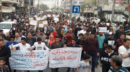 پشتیوانی زانایانی ئایینی لە خۆپیشاندانی فەرمانبەرانی هەرێمی کوردستانی عێراق